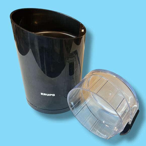 Vintage New Krups Black F203 Fast Touch Coffee Mill Grinder 160 Watts - Picture 6 of 11